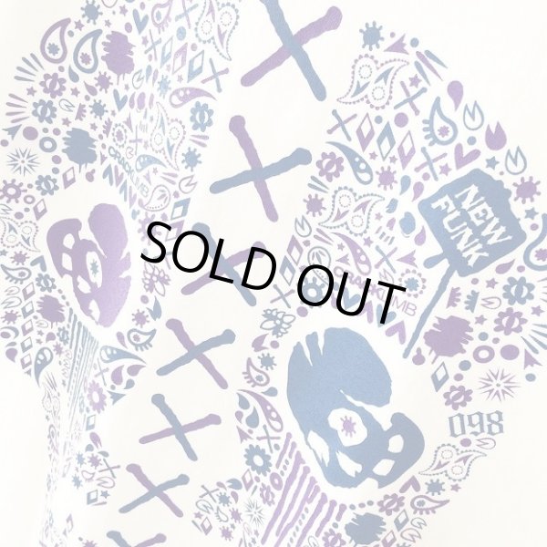 画像4: 【CRACKLIMB】PAISLEY SKULL TEE (WHITE) (4)