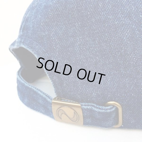 画像4: 【CRACKLIMB】NF BOX LOGO 6 PANEL CAP (DENIM) (4)