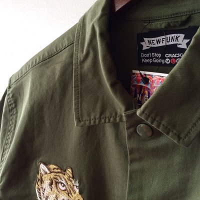 画像1: 【NEWFUNK】TIGER WORK SHIRT