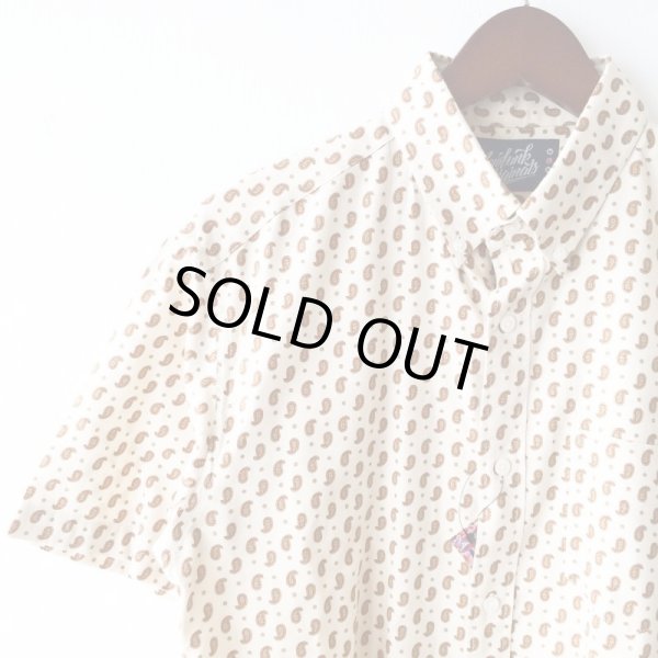 画像2: Cream Paisley Shirt / size: L (2)