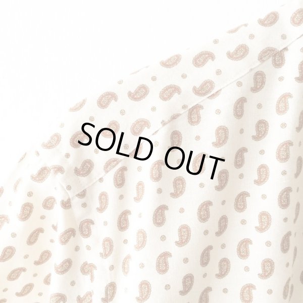 画像4: Cream Paisley Shirt / size: L (4)