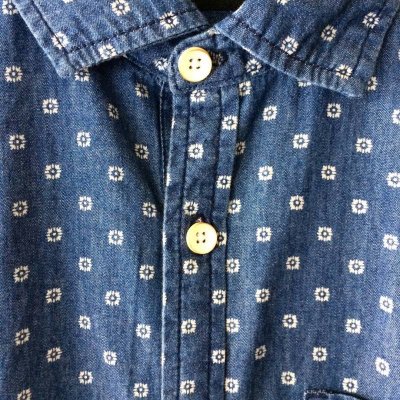 画像2: Bleu Denim Shirt / size: L