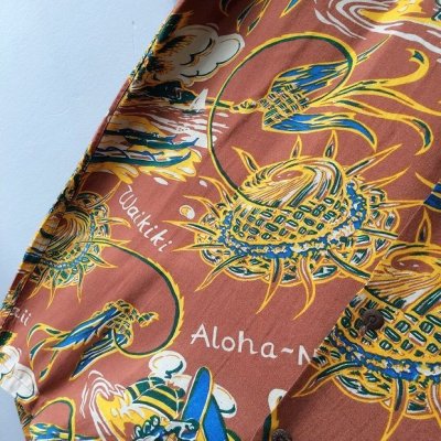 画像3: Shell Aloha Shirt / size: 2XL