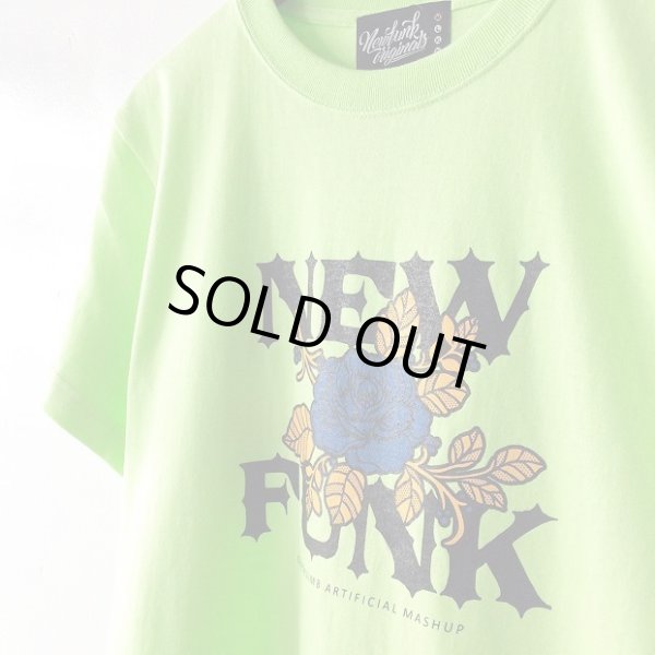 画像3: 【CRACKLIMB】FLOWER TEE (Lime Green) (3)