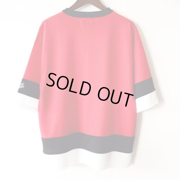 画像2: 【CRACKLIMB】NEWFUNK HOCKEY SHIRT (RED) (2)