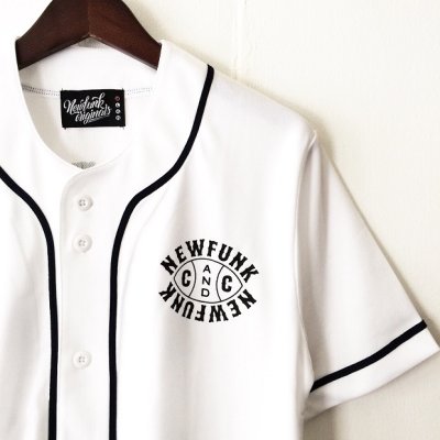 画像1: 【CRACKLIMB】C&C BASEBALL SHIRT (WHITE)