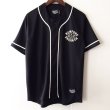 画像1: 【CRACKLIMB】C&C BASEBALL SHIRT (BLACK) (1)