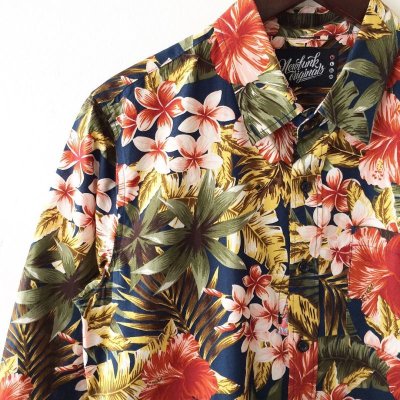 画像1: Flower Shirt / size: M