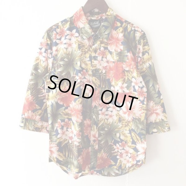 画像1: Flower Shirt / size: M (1)