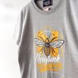 画像3: 【CRACKLIMB】Honey Bee TEE / NEWFUNK 8th Anniversary (GRAY) (3)