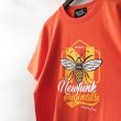 画像3: 【CRACKLIMB】Honey Bee TEE / NEWFUNK 8th Anniversary (Orange) (3)