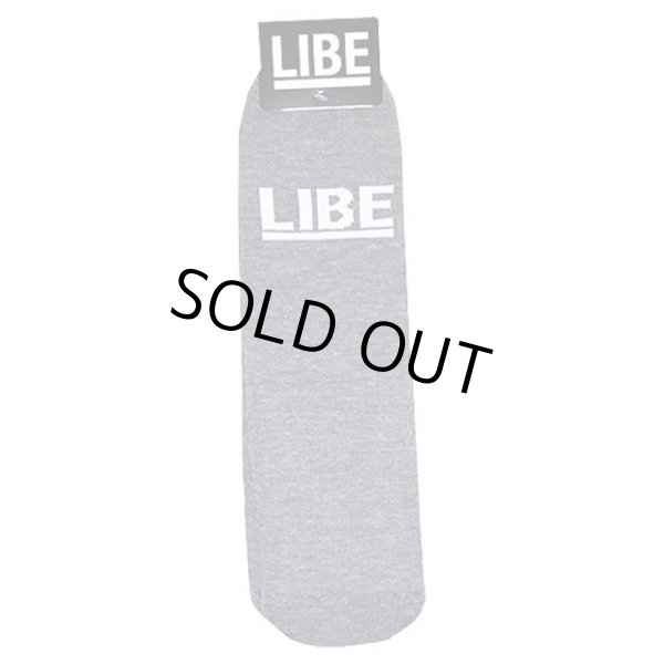 画像2: 【LIBE BRAND】BIG LOGO SOX (GRAY) (2)