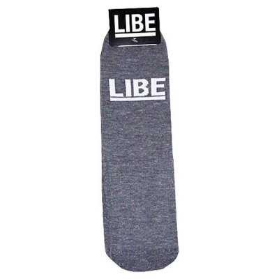 画像1: 【LIBE BRAND】BIG LOGO SOX (GRAY)