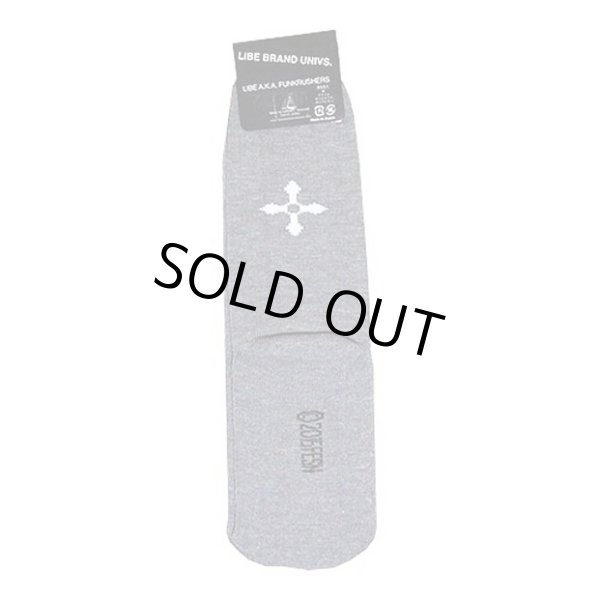 画像3: 【LIBE BRAND】BIG LOGO SOX (GRAY) (3)