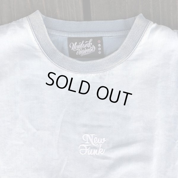 画像3: 【CRACKLIMB】NEWFUNK CUTSEW TEE (LIGHT INDIGO) (3)