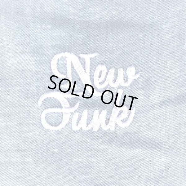 画像5: 【CRACKLIMB】NEWFUNK CUTSEW TEE (LIGHT INDIGO) (5)