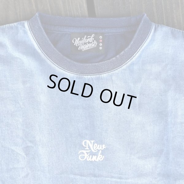 画像3: 【CRACKLIMB】NEWFUNK CUTSEW TEE (INDIGO) (3)