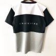 画像2: 【NEWFUNK】THREE FOOTBALL TEE (W/B/G) (2)