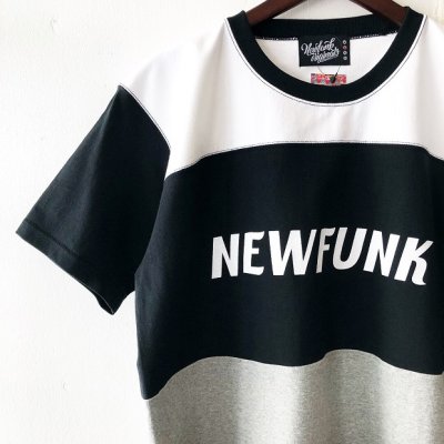 画像3: 【NEWFUNK】THREE FOOTBALL TEE (W/B/G)