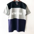 画像1: 【CRACKLIMB】THREE FOOTBALL TEE (B/G/N) (1)