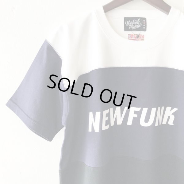 画像3: 【CRACKLIMB】THREE FOOTBALL TEE (W/N/B) (3)