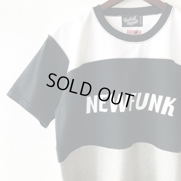画像3: 【NEWFUNK】THREE FOOTBALL TEE (W/B/G) (3)