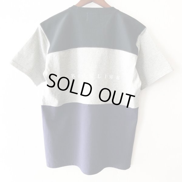画像2: 【CRACKLIMB】THREE FOOTBALL TEE (B/G/N) (2)