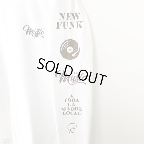 画像3: 【CRACKLIMB】MUSIC ALL DAY LONG TEE (WHITE) (3)