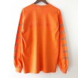 画像2: 【CRACKLIMB】'17 NEWFUNK LOGO LONG TEE (Orange) (2)