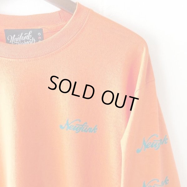 画像3: 【CRACKLIMB】'17 NEWFUNK LOGO LONG TEE (Orange) (3)