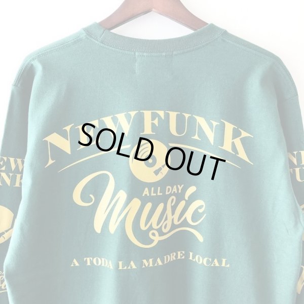 画像4: 【NEWFUNK】MUSIC ALL DAY LONG SLEEVE SHIRT (Ivy Green) (4)