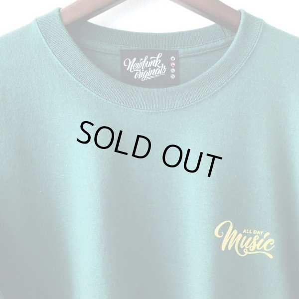 画像3: 【NEWFUNK】MUSIC ALL DAY LONG SLEEVE SHIRT (Ivy Green) (3)