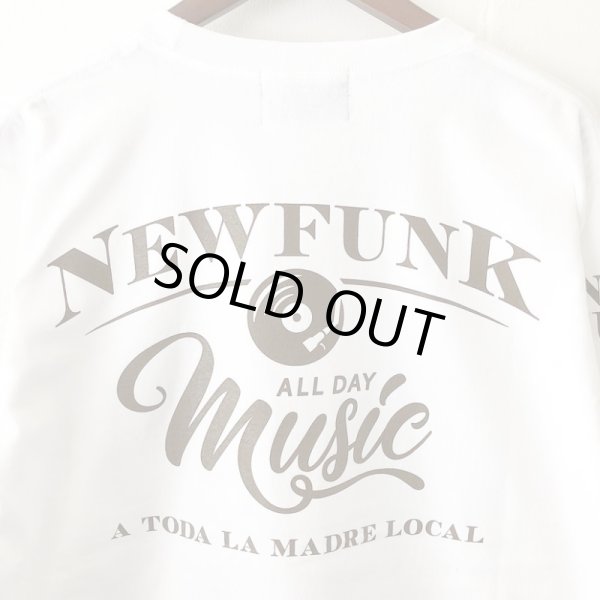 画像4: 【CRACKLIMB】MUSIC ALL DAY LONG TEE (WHITE) (4)