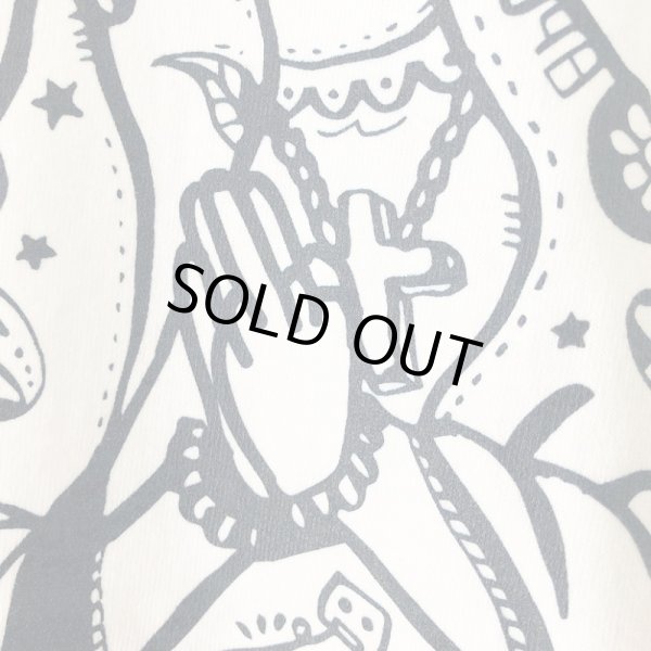 画像8: 【NEWFUNK】SIBA "MARIA" LONG SLEEVE SHIRT (WHITE) (8)