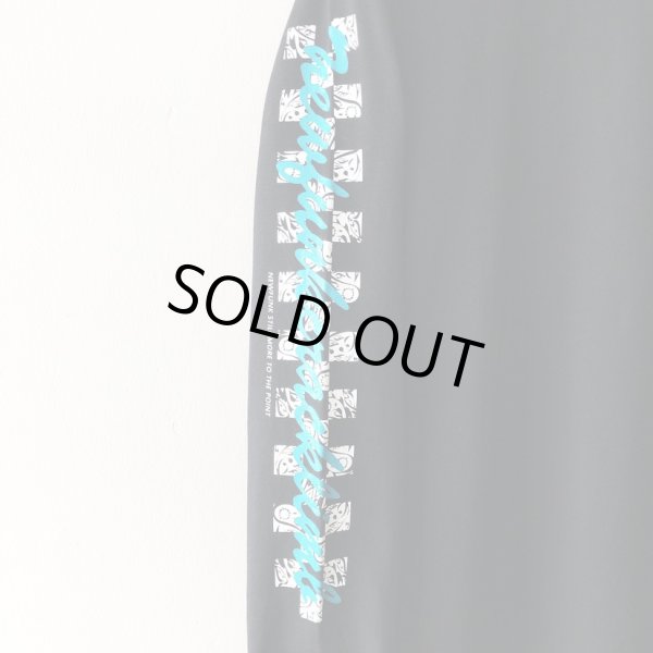 画像4: 【CRACKLIMB】FLAG LONG TEE (BLACK) (4)