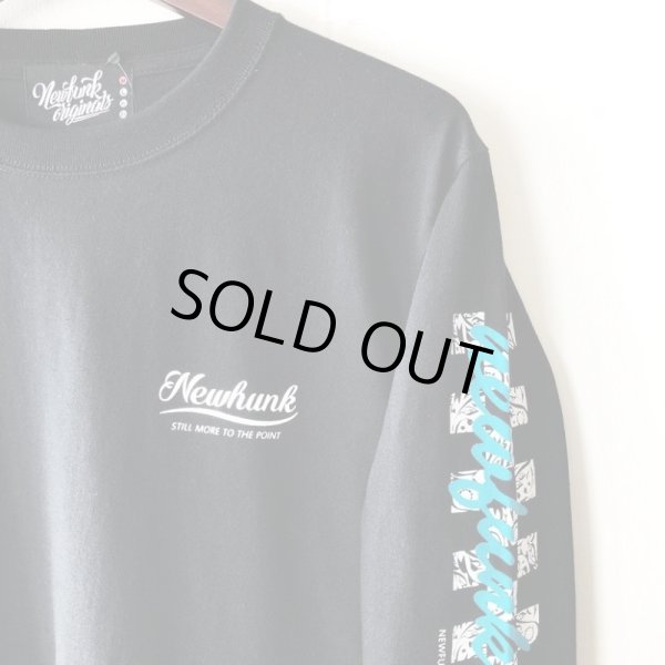 画像3: 【CRACKLIMB】FLAG LONG TEE (BLACK) (3)