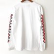 画像2: 【CRACKLIMB】FLAG LONG TEE (WHITE) (2)