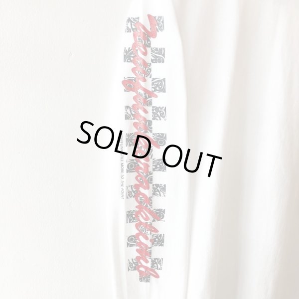 画像4: 【CRACKLIMB】FLAG LONG TEE (WHITE) (4)