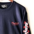 画像3: 【CRACKLIMB】FLAG LONG TEE (NAVY) (3)