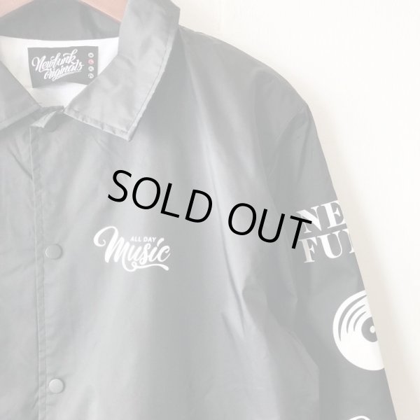 画像3: 【CRACKLIMB】MUSIC ALL DAY NILON JACKET (BLACK) (3)