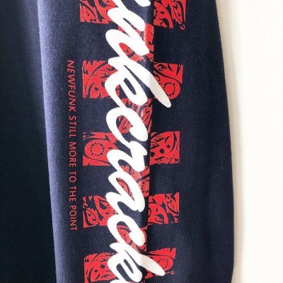 画像2: 【CRACKLIMB】FLAG LONG TEE (NAVY)