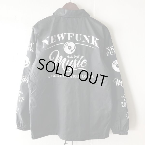 画像2: 【CRACKLIMB】MUSIC ALL DAY NILON JACKET (BLACK) (2)