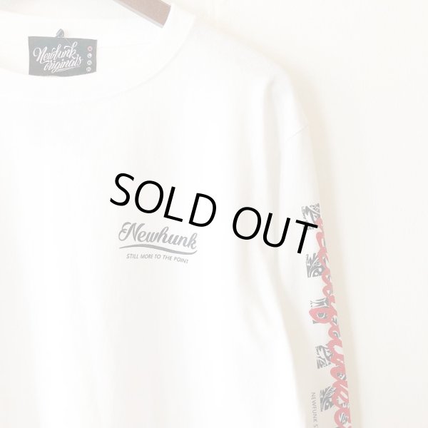 画像3: 【CRACKLIMB】FLAG LONG TEE (WHITE) (3)