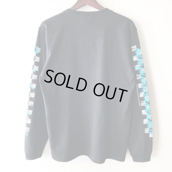 画像2: 【CRACKLIMB】FLAG LONG TEE (BLACK) (2)