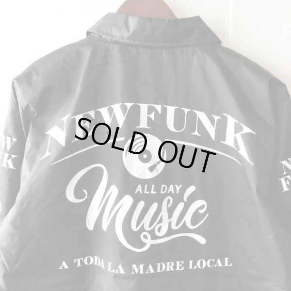 画像4: 【CRACKLIMB】MUSIC ALL DAY NILON JACKET (BLACK) (4)