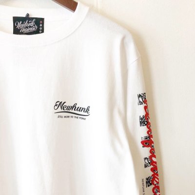 画像3: 【CRACKLIMB】FLAG LONG TEE (WHITE)