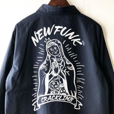 画像2: 【NEWFUNK】SIBA "MARIA" COACH JACKET (NAVY)