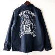 画像1: 【NEWFUNK】SIBA "MARIA" COACH JACKET (NAVY) (1)