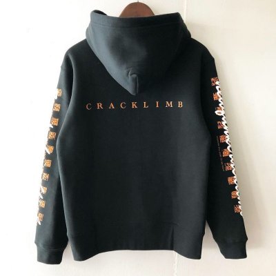 画像3: 【CRACKLIMB】FLAG ZIP PARKER (BLACK)