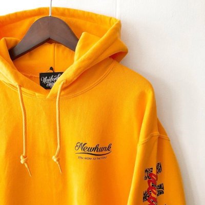 画像1: 【CRACKLIMB】FLAG PARKA (Yellow Gold)
